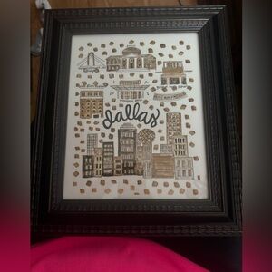 Framed Dallas Print
